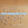 Acrylic Pearl Bead Garland Artificial Tree Branches